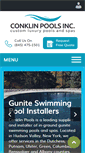 Mobile Screenshot of conklinpools.com
